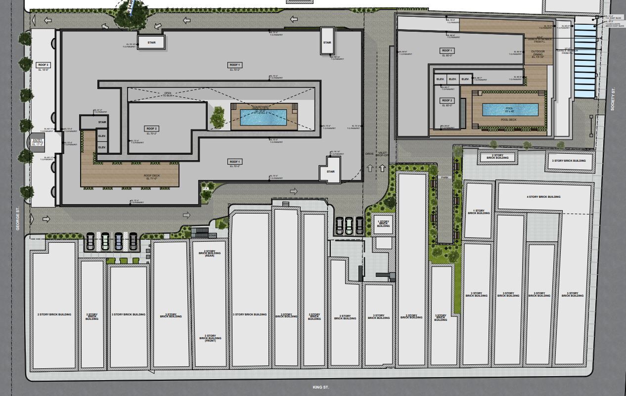 29-25 George and 84-88 Society top floor overview